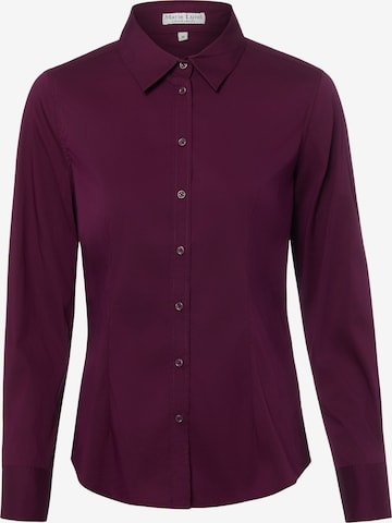 Marie Lund Bluse in Lila: Vorderseite