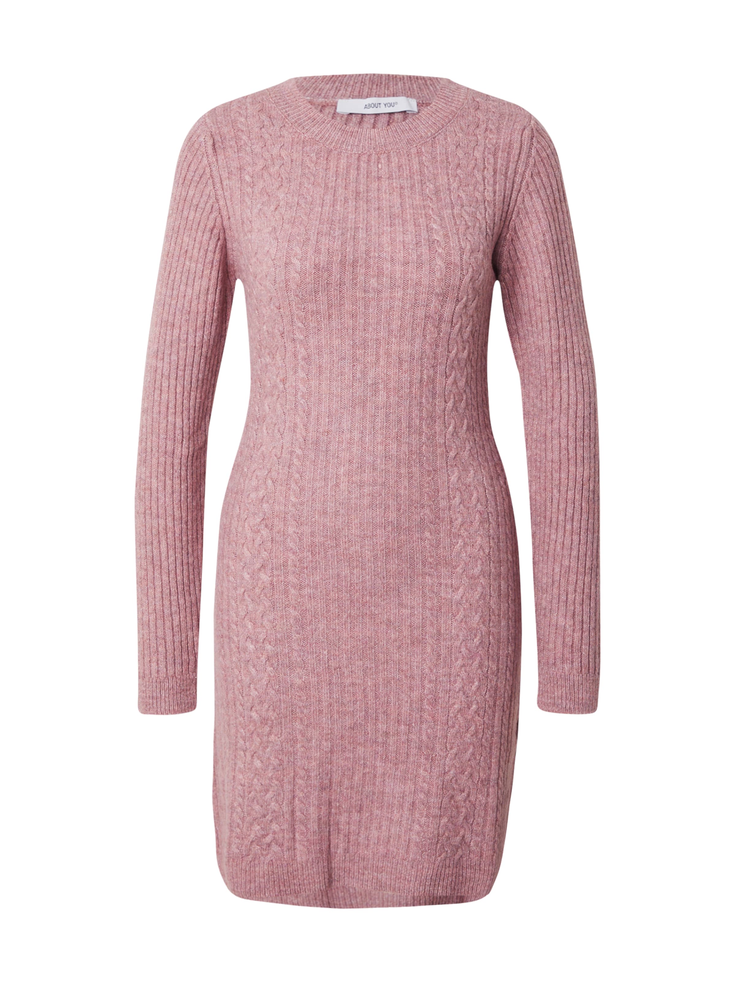 ABOUT YOU Pletené šaty 'Nadia' - Ružová: predná strana