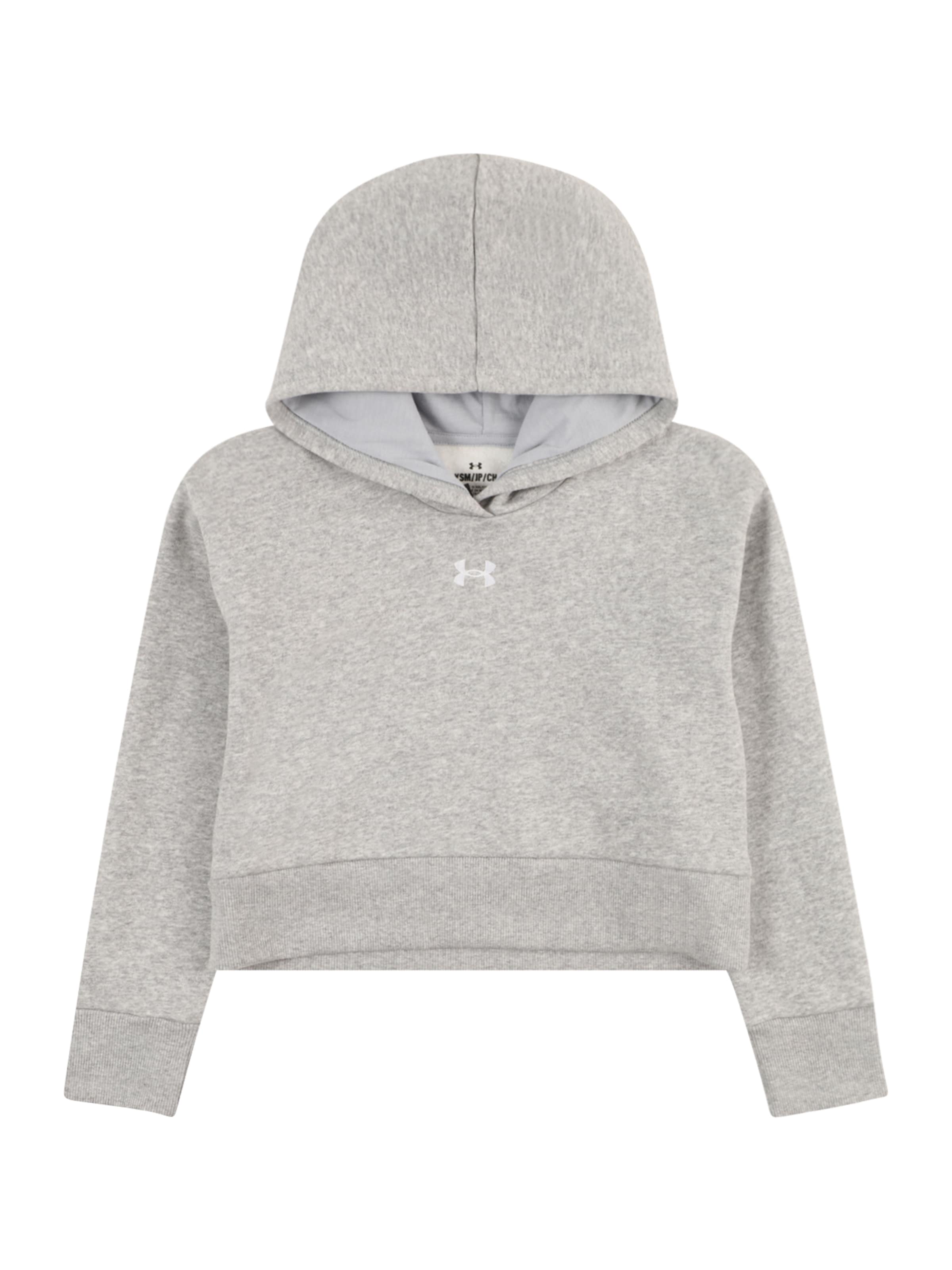 UNDER ARMOUR Sports sweatshirt 'Rival' in Grey: front