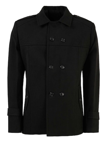 Buratti Winter Coat 'Buratti' in Black: front