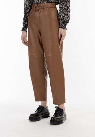 DreiMaster Vintage Loose fit Pants in Brown: front