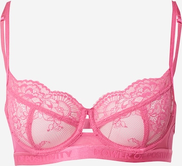 Hunkemöller Balconette Melltartó 'Honey' - rózsaszín: elől