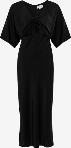 Robe 'KAILANI' Tussah en noir : devant