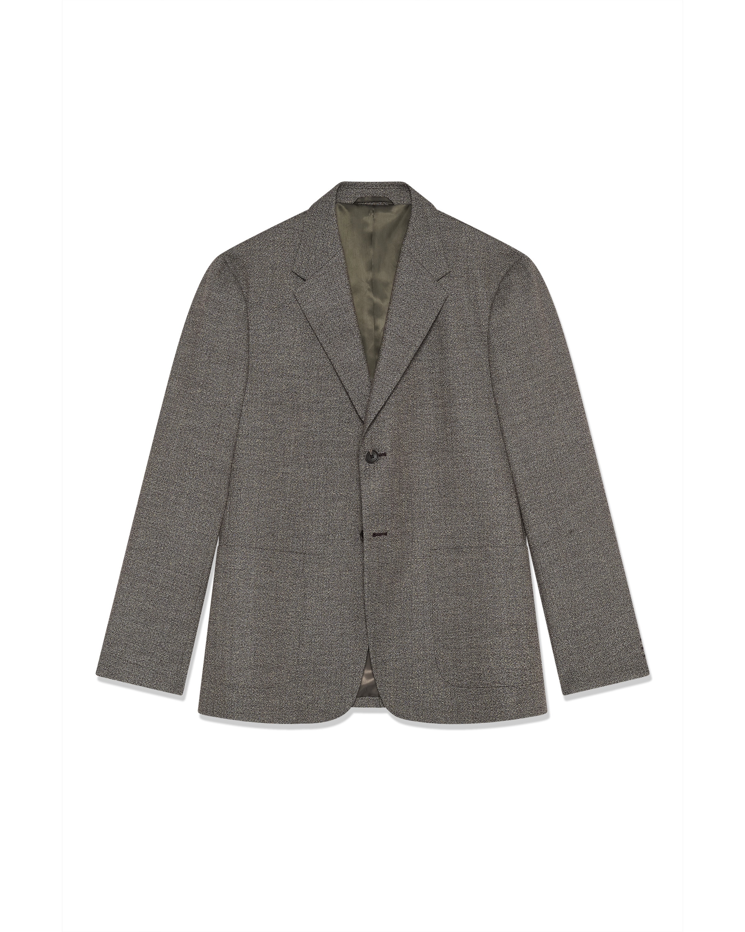 Matinique - Ajuste regular Chaqueta tipo saco para negocios 'MACharles' en marrón: frente