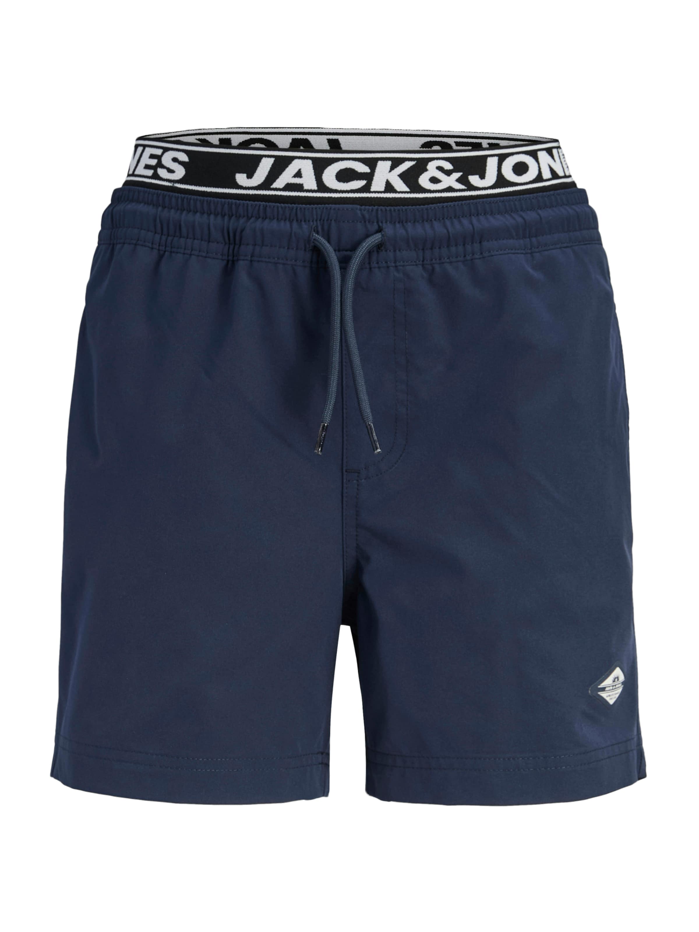 Șorturi de baie 'JPSTMAUI' de la Jack & Jones Junior pe albastru: față