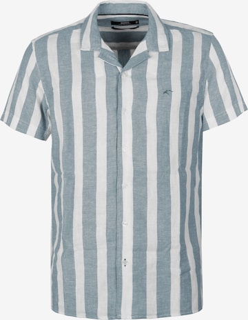 INDICODE Business Shirt in Blue: front