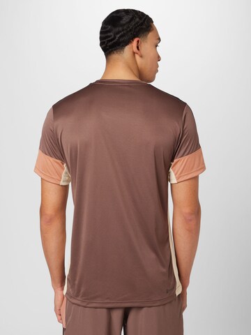 T-Shirt fonctionnel ADIDAS PERFORMANCE en marron
