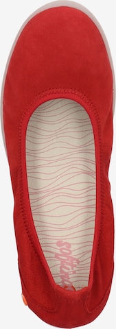 Softinos Ballet Flats in Red