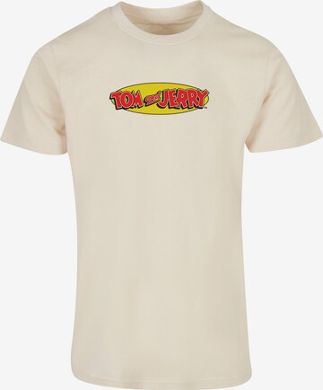 T-Shirt 'Tom And Jerry' ABSOLUTE CULT en beige : devant