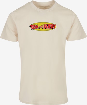 T-Shirt 'Tom And Jerry' ABSOLUTE CULT en beige : devant