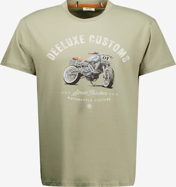 T-Shirt 'RULES' Deeluxe en vert : devant