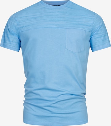 INDICODE JEANS Shirt 'INSprings' in Blauw: voorkant