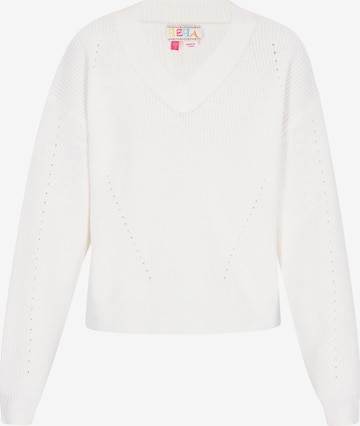 IZIA Pullover in Weiß: Vorderseite