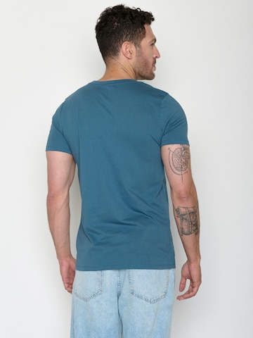 T-Shirt 'Guide Basic' GREENBOMB en bleu