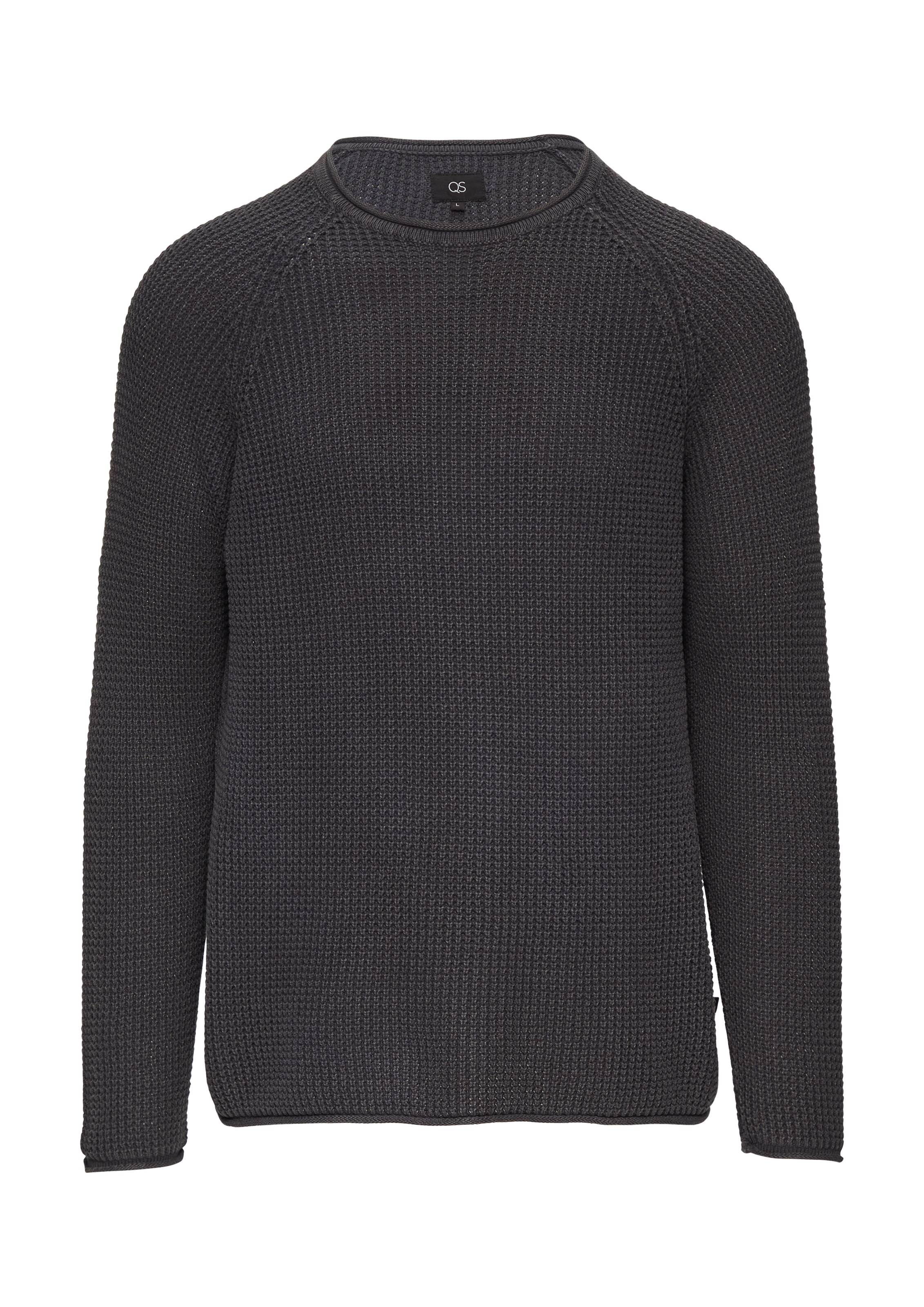 QS Pullover in Grau: Vorderseite