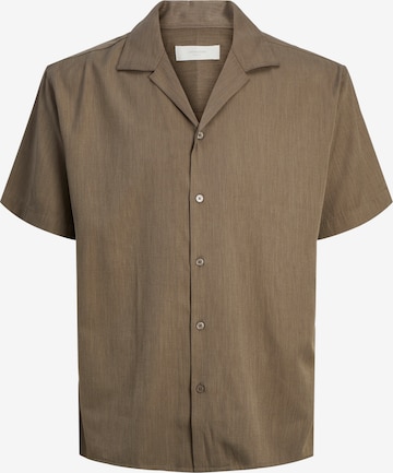 JACK & JONES - Comfort Fit Camisa 'CAARON' em cinzento: frente