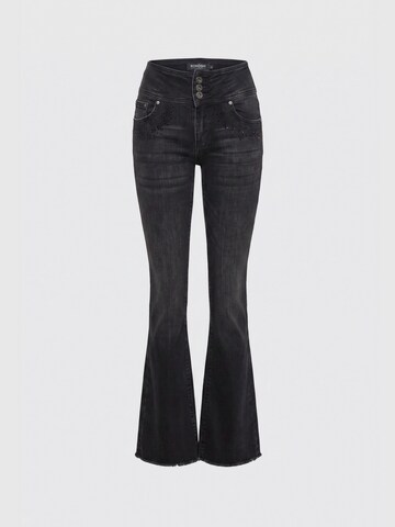 Bootcut Jean KOROSHI en noir : devant