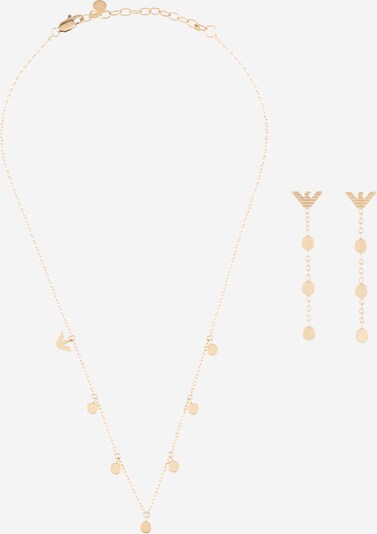 Emporio Armani Parure de bijoux en or, Vue avec produit