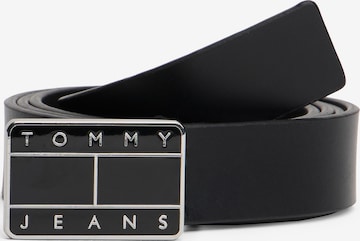 juoda Tommy Jeans Diržas 'HERITAGE': priekis