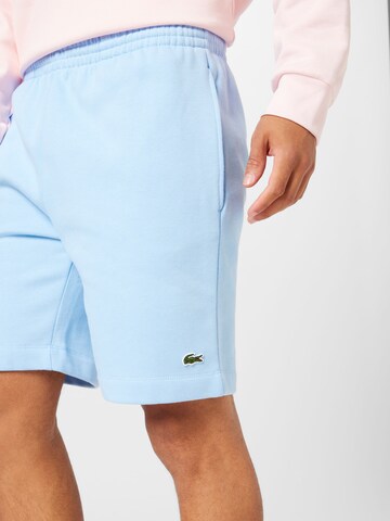 LACOSTE Regular Broek in Blauw