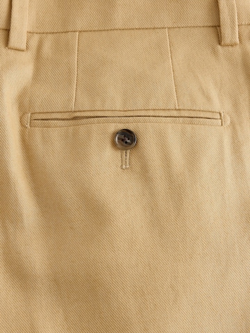 Next - regular Pantalón de pinzas 'N. Premium' en amarillo