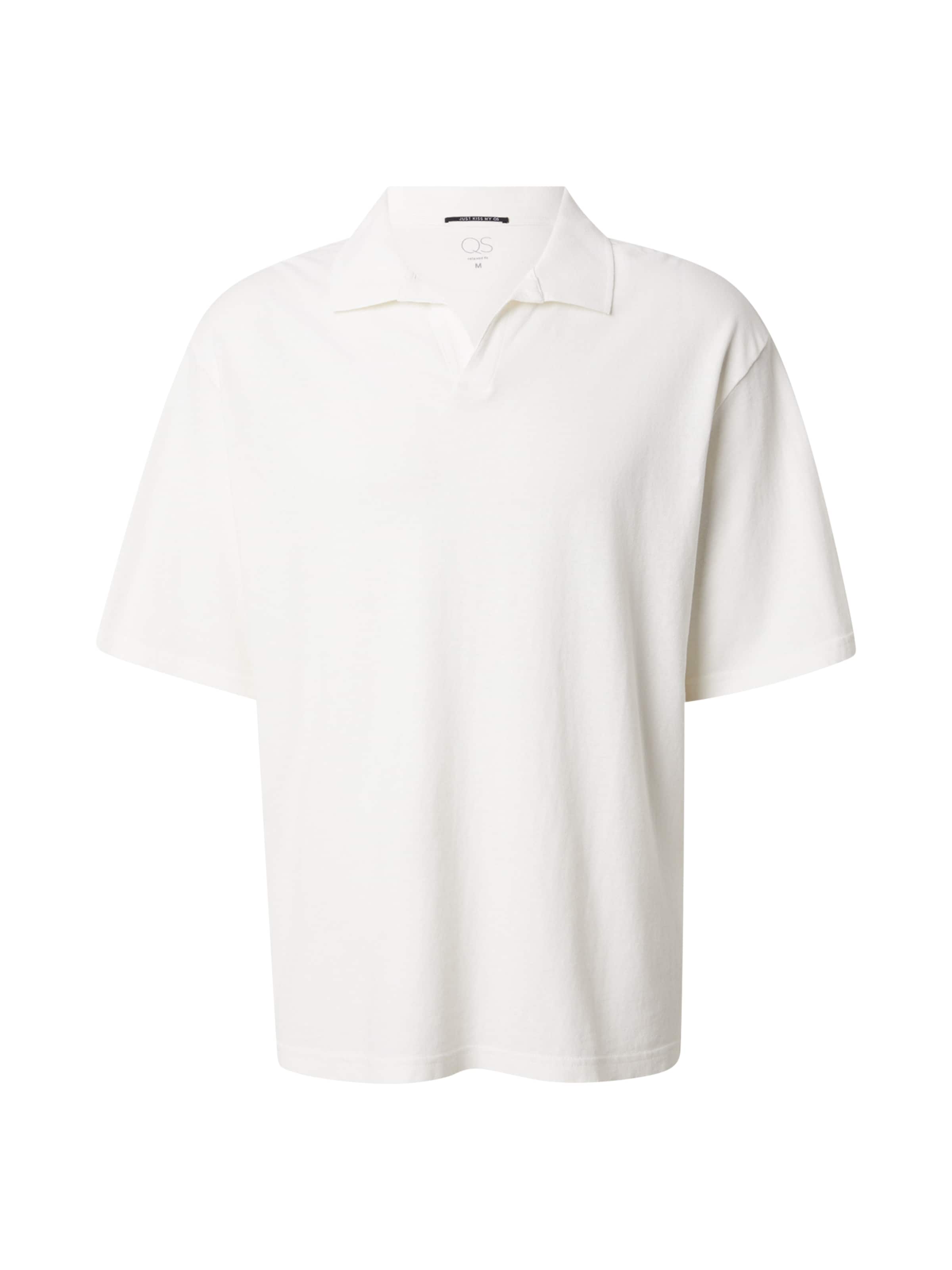 T-Shirt QS en beige : devant