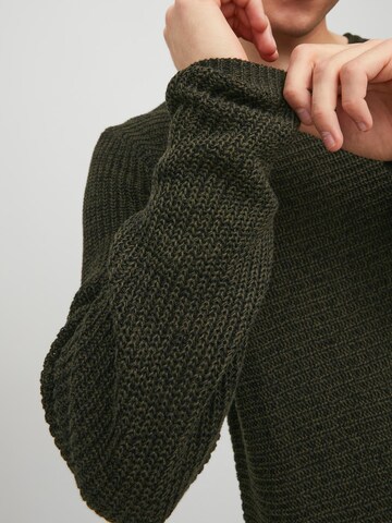 JACK & JONES Sweter 'Phil' w kolorze zielony