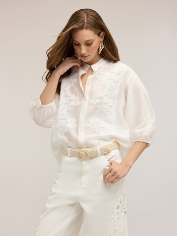 MOTIVI Blouse in Wit