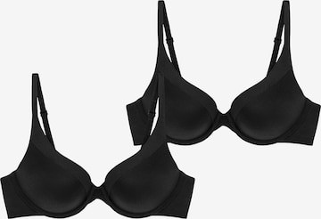 TRIUMPH T-shirt Bra ' Body Make-up Soft Touch ' in Black: front
