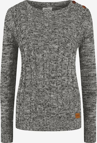 Oxmo Strickpullover 'Phia' in Grau: predná strana