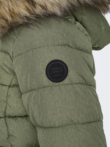 Veste d’hiver 'Luna' ONLY en vert