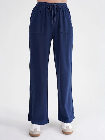 Wide Leg Pantalon MixRay en bleu : devant