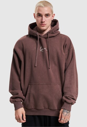 Sweat-shirt Karl Kani en marron : devant