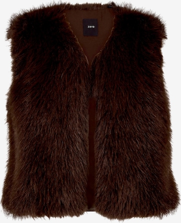 Gilet di zero in marrone: frontale