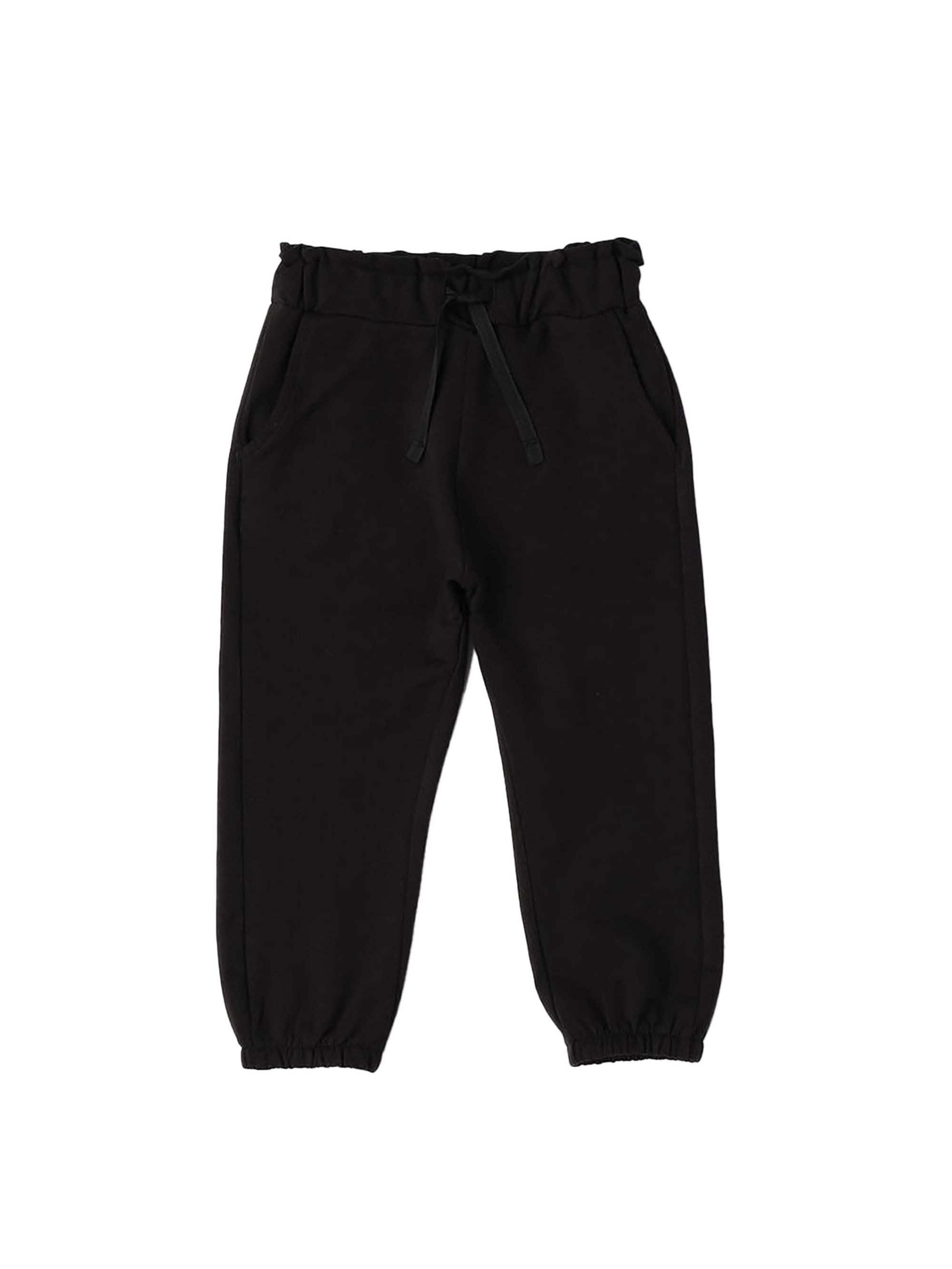IDO COLLECTION Loose fit Trousers in Black: front