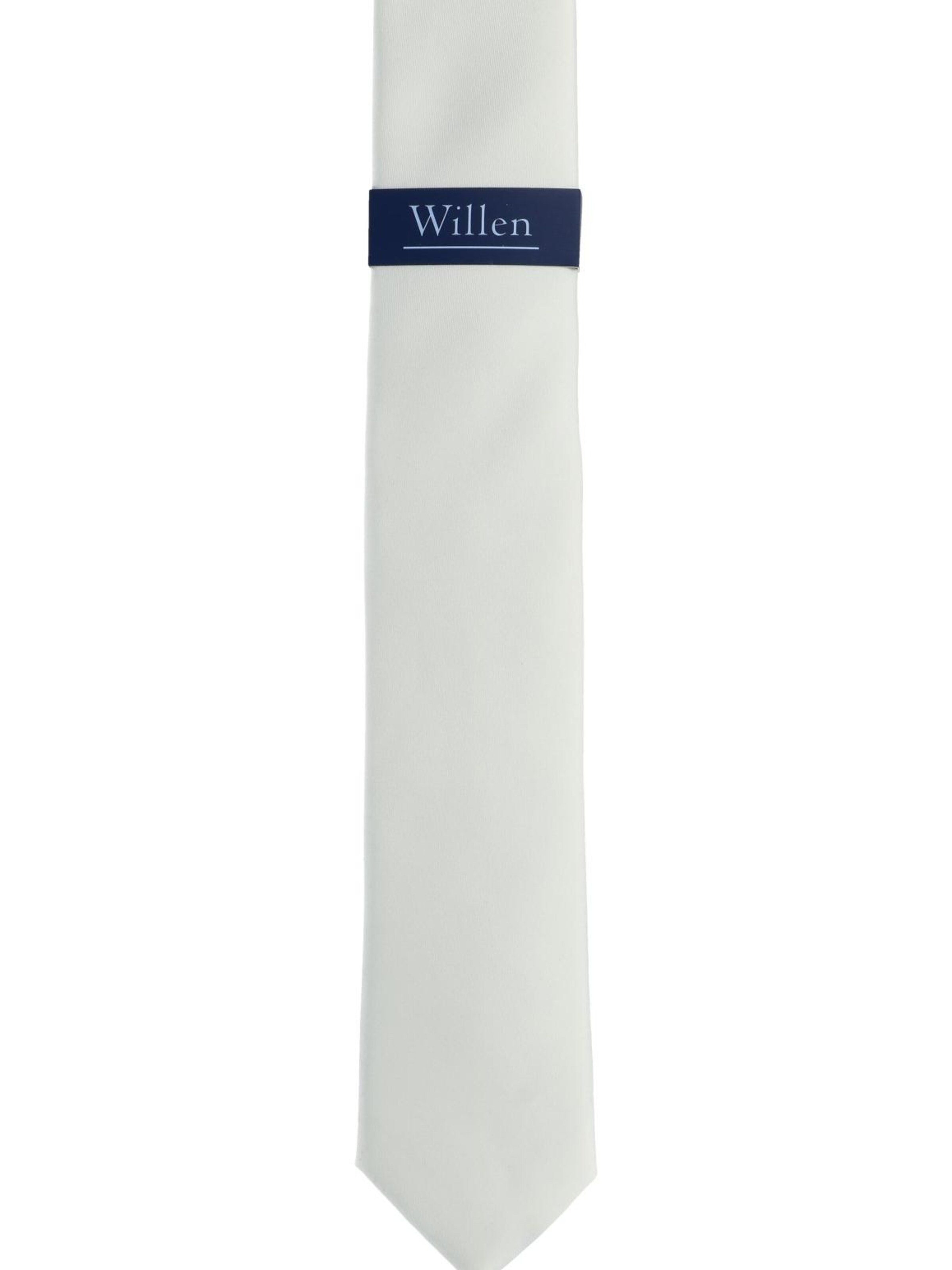 WILLEN Krawatte 'Uni de Luxe'‌‌‌‌‌‌‌‌ in Beige: Vorderseite