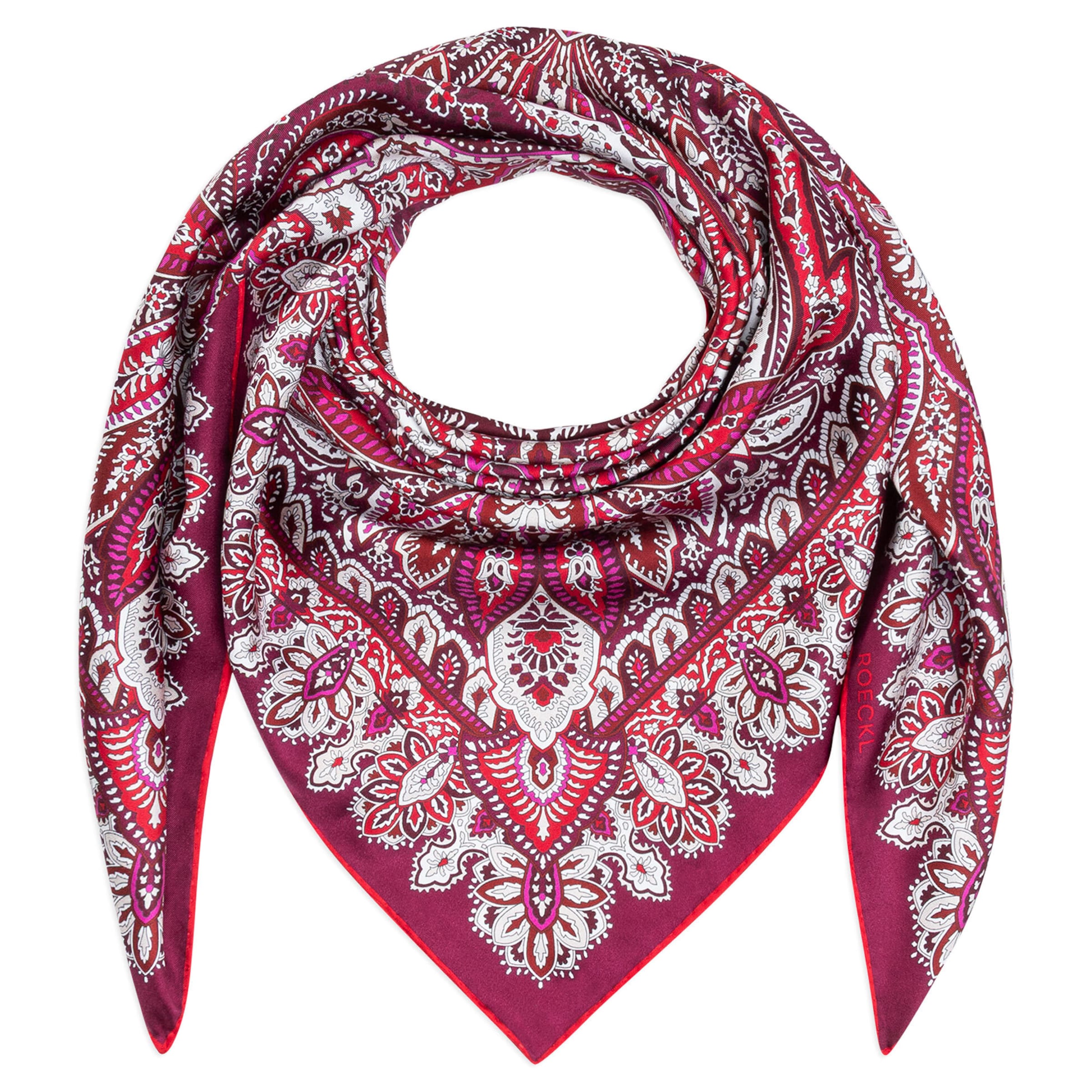 Foulard 'Flourishing Paisley' Roeckl en mélange de couleurs : devant