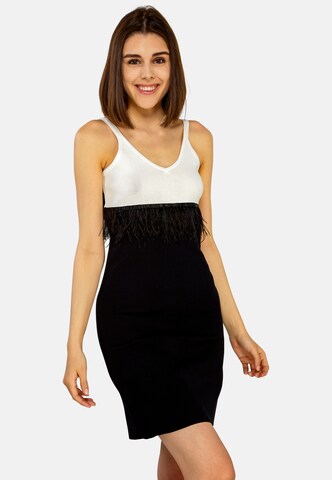 TOOche Cocktail Dress in Black: front