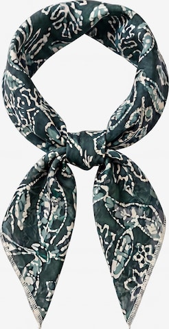 wundabaa Schal 'Voile Bandana 65 x 65' in Grün: Vorderseite