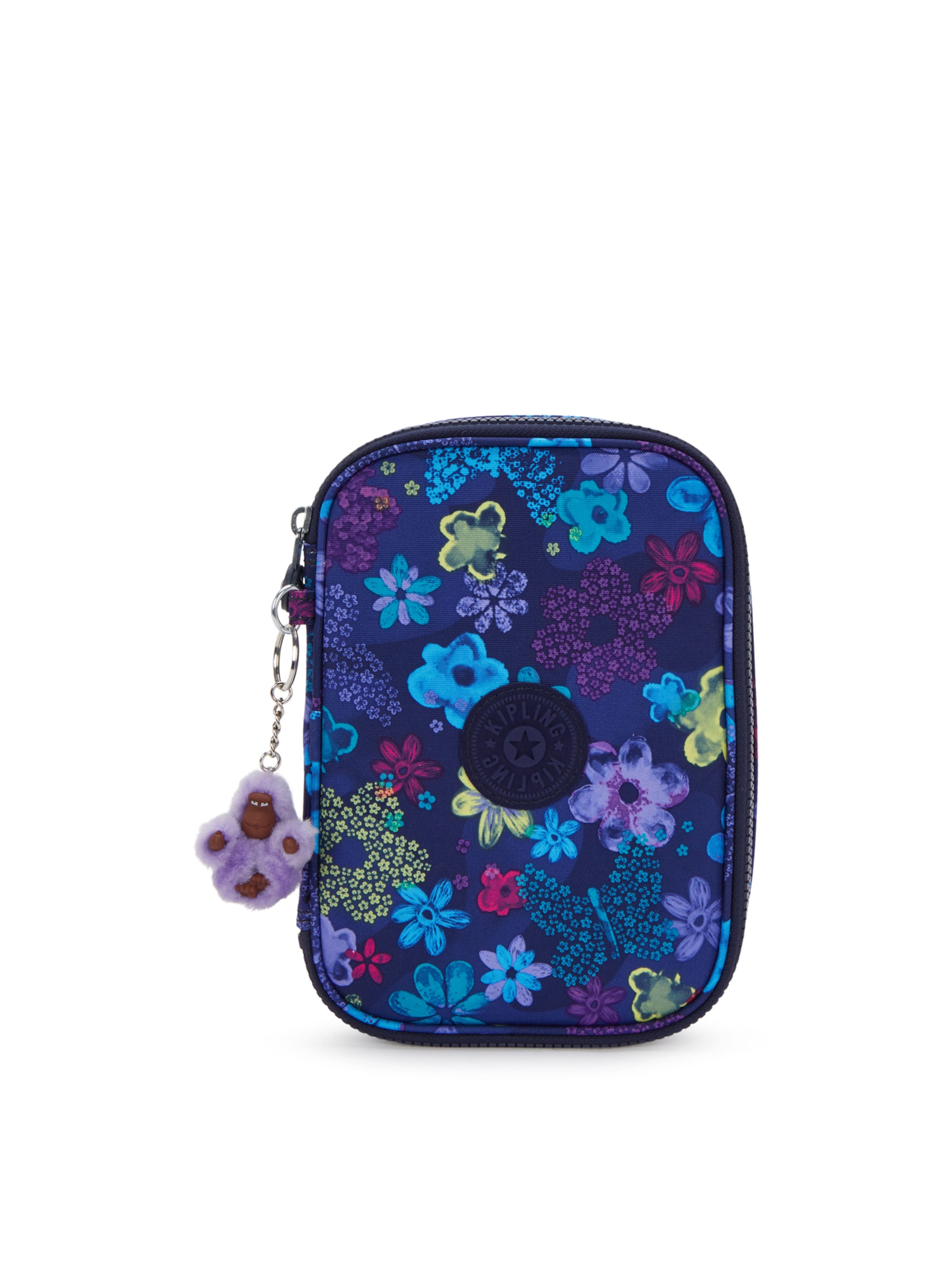 KIPLING - Estuche '100 PENS' en verde: frente