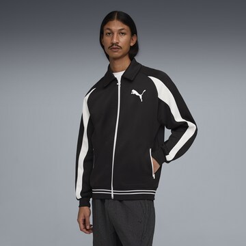 PUMA Sports jacket 'T7' in Black: front