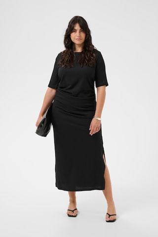 Robe 'KCKristin' KAFFE CURVE en noir : devant