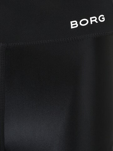 BJÖRN BORG Skinny Sporthose in Schwarz