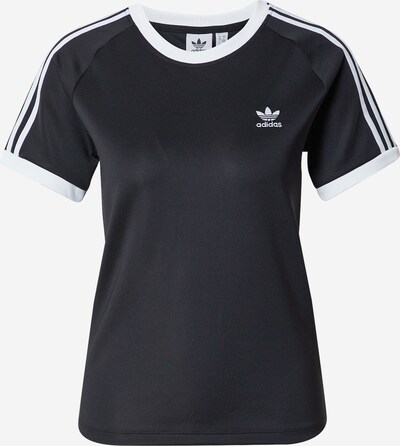 ADIDAS ORIGINALS T-Shirt 'Adicolor Classics  3-Stripes' in schwarz / weiß, Produktansicht
