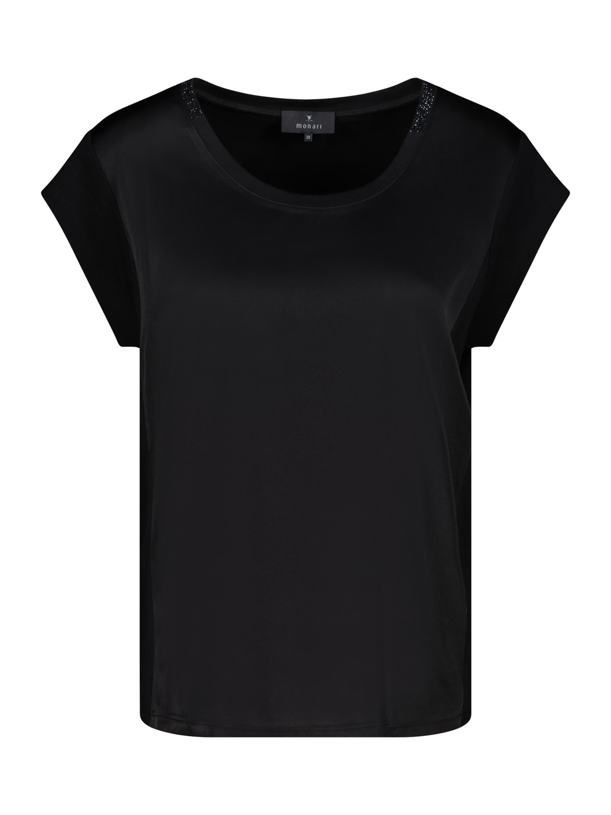 Tricou de la monari pe negru: față