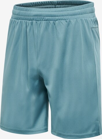 Hummel Regular Workout Pants in Blue