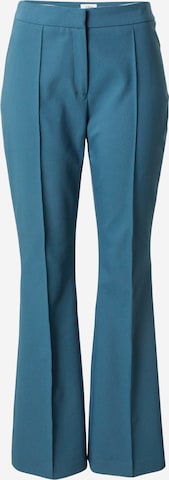 s.Oliver BLACK LABEL Flared Pantalon in Blauw: voorkant