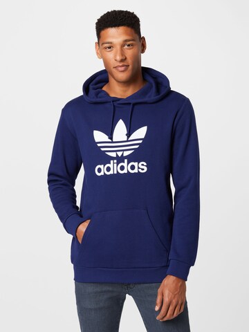 ADIDAS ORIGINALS Sweatshirt in Blue: front