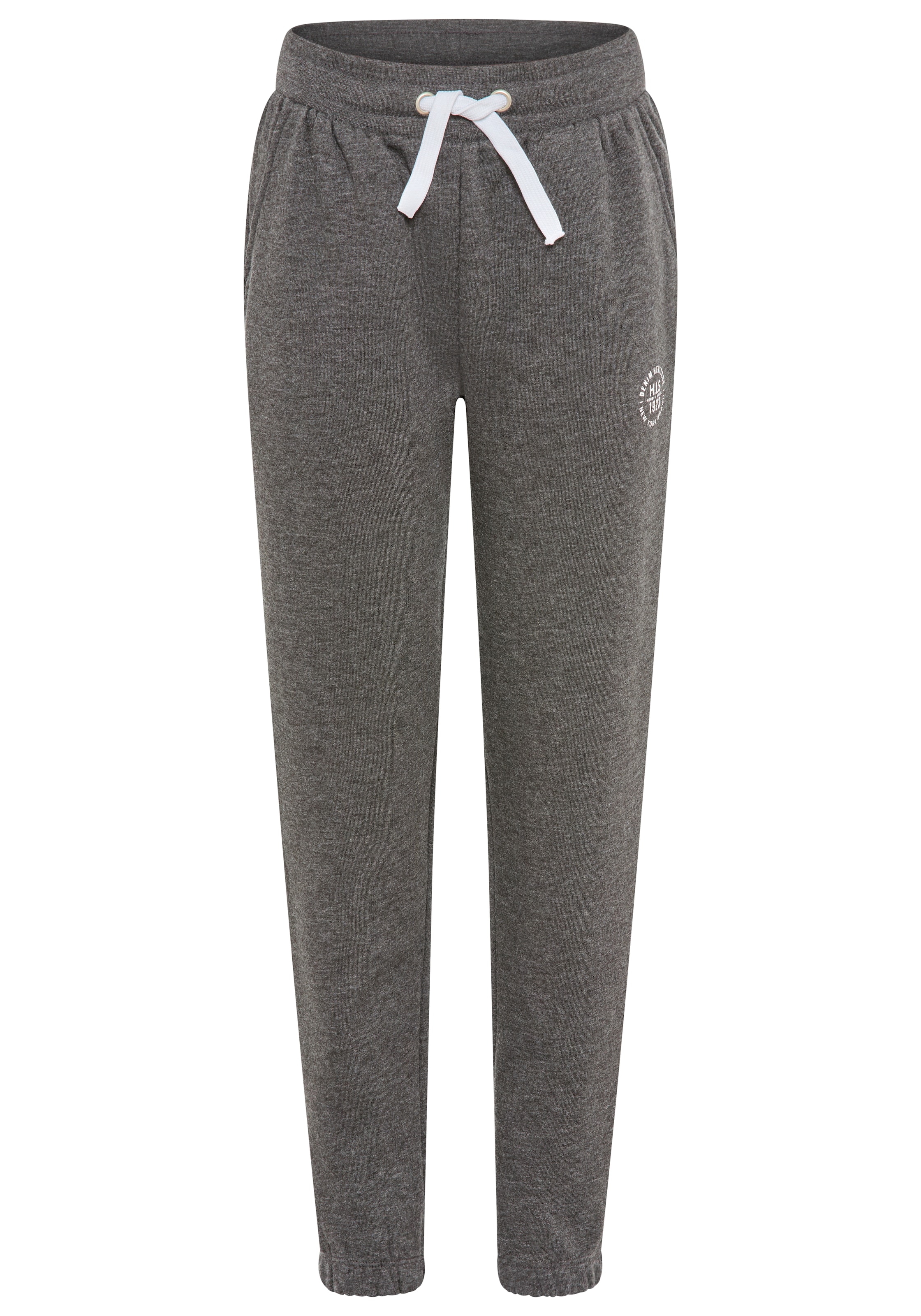H.I.S EM Pants in 128-134 in Anthracite / White, Item view