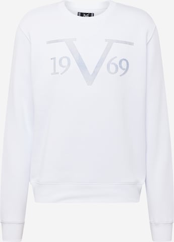 19V69 ITALIA Sweatshirt 'BILLY' in Wit: voorkant